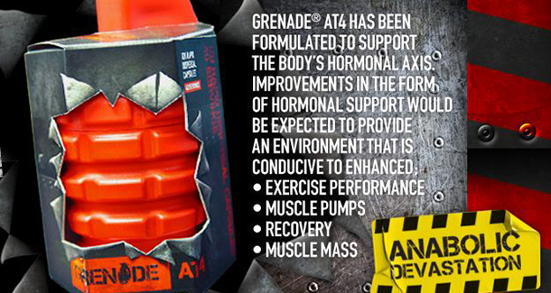 مکمل بدنسازی پاراهورمون Grenade AT4