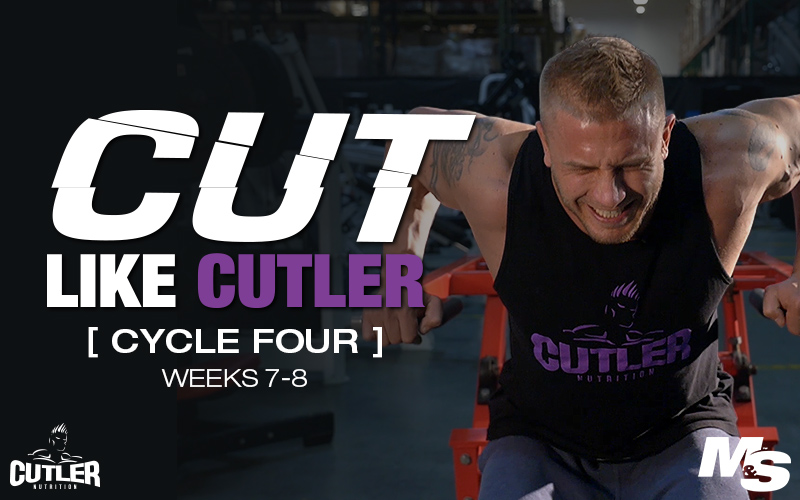 برنامه تمرینی کارامد Cut Like Cutler Trainer (هفته ۷-۸)
