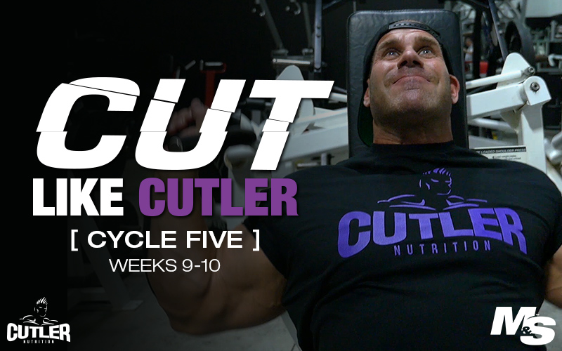 برنامه تمرینی کارامد Cut Like Cutler Trainer (هفته ۹-۱۰)