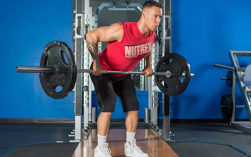 bent over barbell row 0