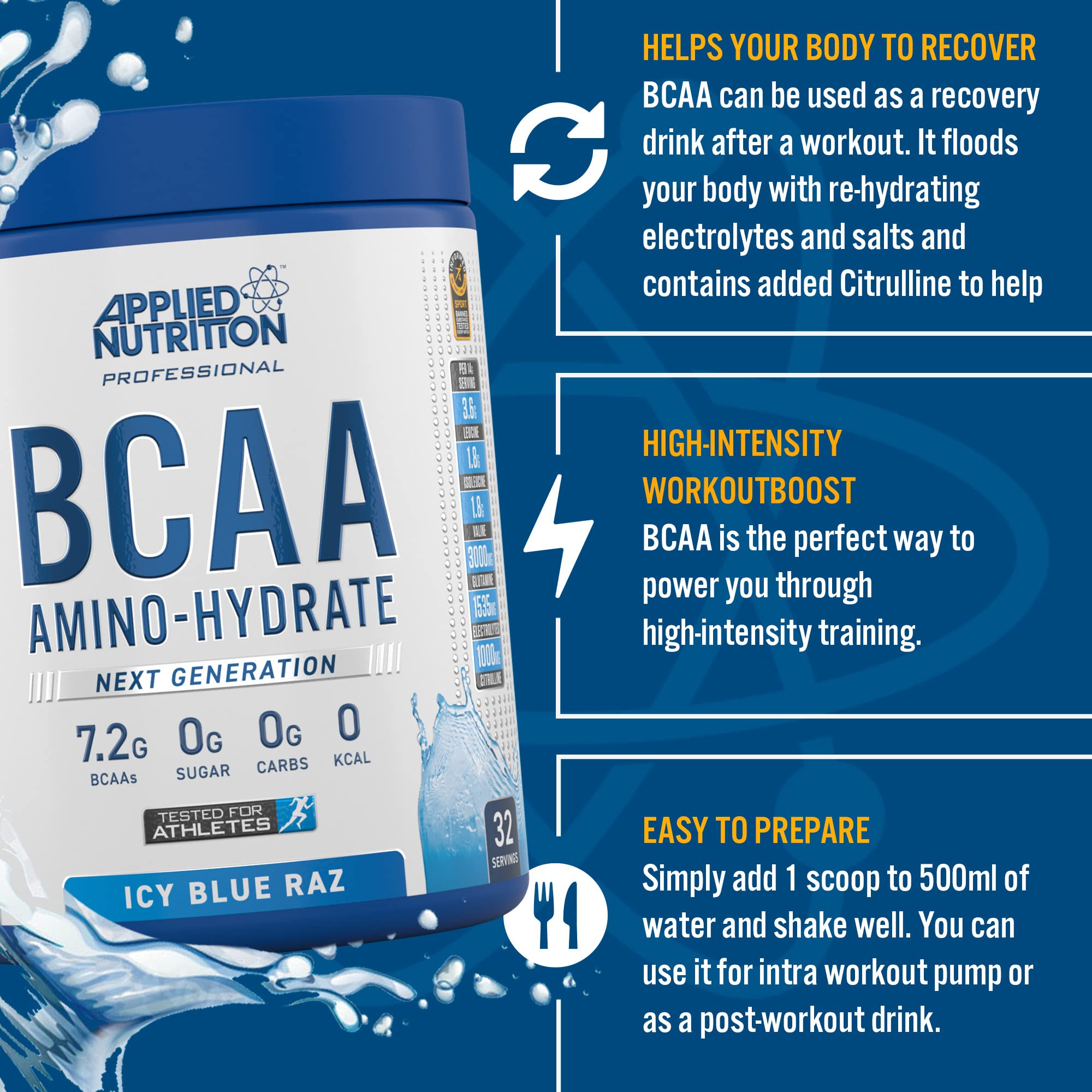 BCAA Amino-Hydrate اپلاید نوتریشن